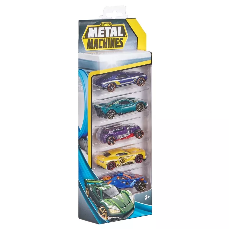 Zuru Metal Machines pienoisautot (5 kpl) 1:64, sarja 2, sekalaisia malleja