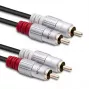Audiokaapeli Qoltec 52337 2 m 2 x RCA musta