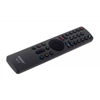 SAVIO RC-17 TV-kaukosäädin IR/Bluetooth, tukee 20 laitetta, 10 m kantama, musta