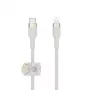 Belkin BOOST CHARGE - Lightning-kaapeli - 24-pin USB-C uros - Lightning uros - 1 m - valkoinen - Apple iPad/iPhone/iPod (Lightning)