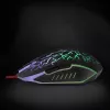 Esperanza MX211 LIGHTNING - hiiri - USB - hiiri - optinen - 6 painiketta - musta