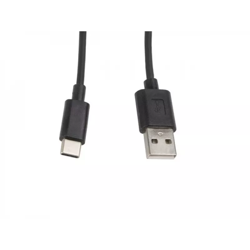 Kaapeli Lanberg CA-USBO-10CC-0010-BK (USB 2.0 uros - USB 2.0, USB, Type-C uros, 1m, musta) (CA-USBO-10CC-0010-BK)