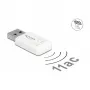 WLAN-verkkokortti DeLOCK 12770 USB 5000 Mbit/s langaton valkoinen
