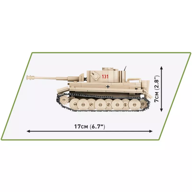 Cobi 1:48 mittakaava PzKpfw VI Tiger 131 rakennussarja