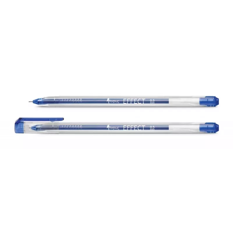 Geelikynä FORPUS FO51912 0,5 mm sininen — geelimuste, 0,5 mm kärki
