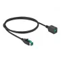 Virtalähdöllinen USB-jatkokaapeli DeLOCK 85980 12 V 1 m