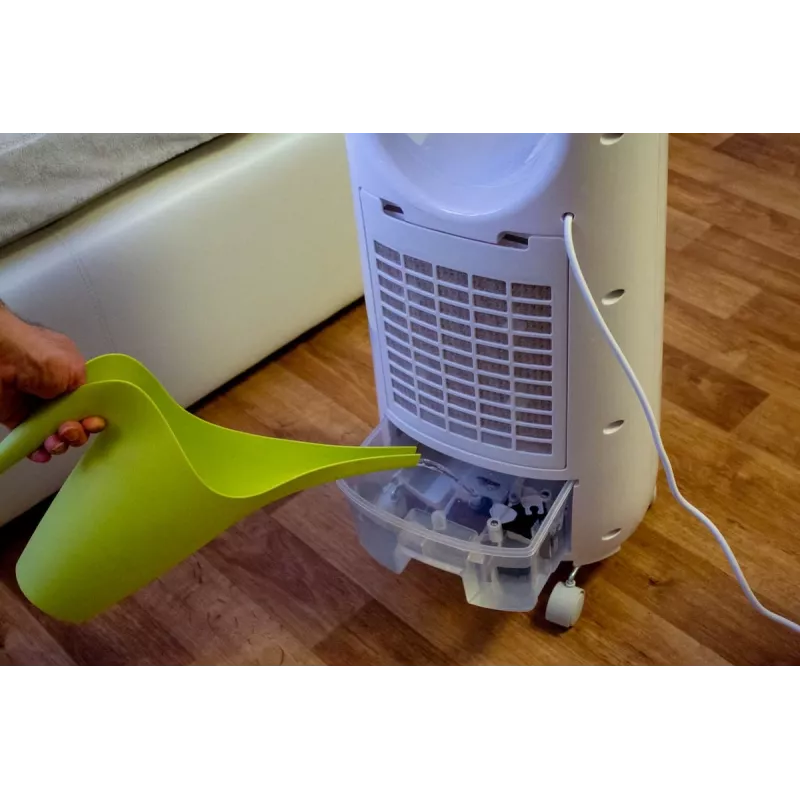 Jalustatuuletin Concept Solution OV5220 — valkoinen, 80 W, kosketusohjaus, 805 mm korkeus