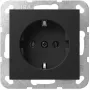 Schuko-pistorasiaosa Gira System 55 4188005 modulaariseen asennukseen, musta