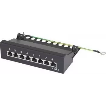 Rackmount-patch-paneeli Renkforce 8-porttinen CAT6 1U (malli 001485574)