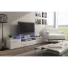 Cama TV-taso EVORA 200 valkoinen/valkoinen kiiltävä