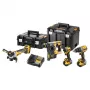 DeWalt DCK429P3T-QW yhdistelmäsarja DCD805 + DCG405 + DCH273 + DCF850, 18 V musta, keltainen
