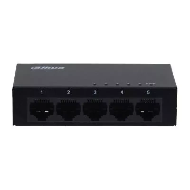 Dahua Technology SG1005-EUR verkkokytkin hallitsematon L2 Gigabit Ethernet (10/100/1000) musta