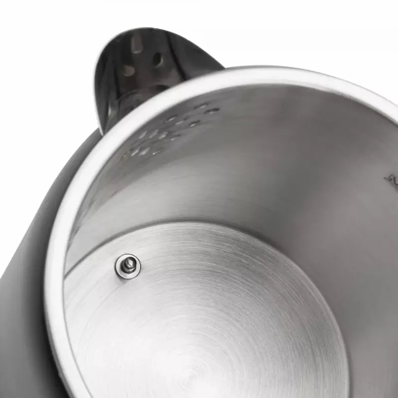 Jata JEHA1575 sähkökeitin, 1,7 l, 1500 W, 5 lämpötila-asetusta, musta/ruostumaton teräs