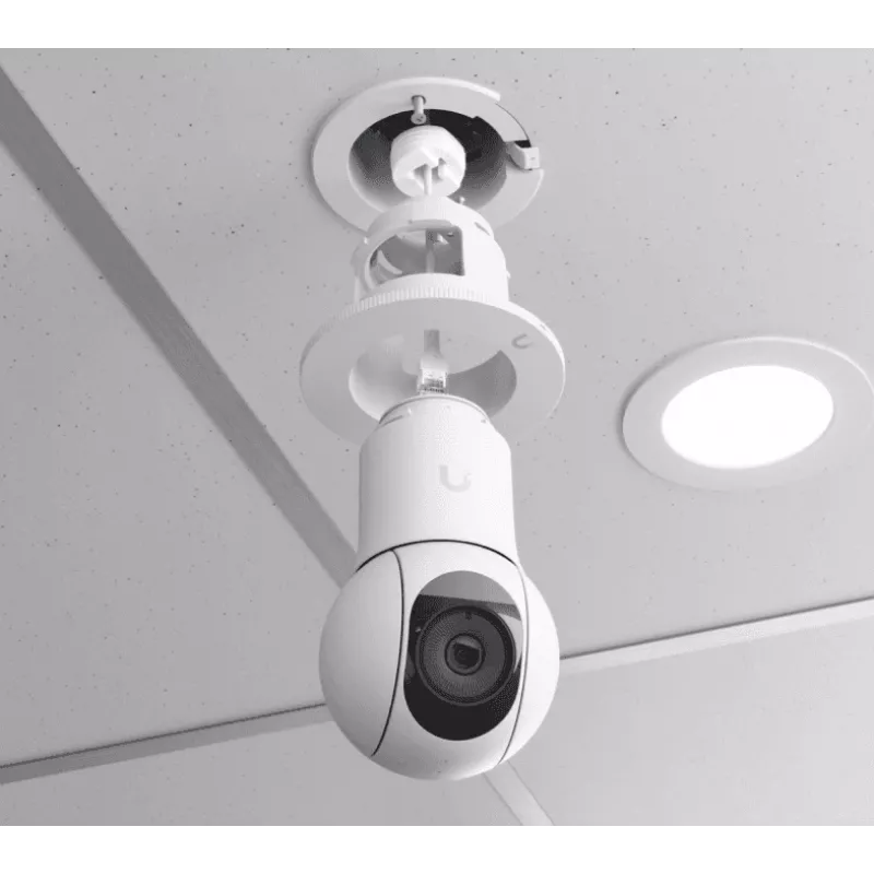 Ubiquiti UniFi UACC-G5-PTZ-ICM kattoon upotettava kiinnike G5 PTZ -kameralle, polykarbonaatti