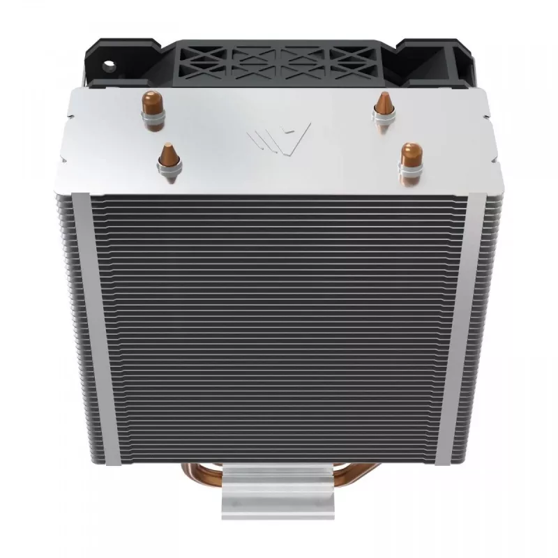 Jäähdytyssiili SAVIO SAVGCOFROSTX2 120 mm musta, 2 lämpöputkea, 800–1800 RPM, 4‑Pin