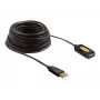 USB-kaapeli DeLOCK 82446 USB 2.0 10m musta