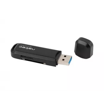 Kortinlukija NATEC Scarab 2 USB 3.2 Gen 1 Type-A — MicroSD-/SD-tuki, 5000 Mbit/s, musta