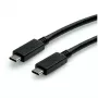 USB-kaapeli ROLINE 11.02.9056 0,5 m USB 3.2 Gen 2 10 Gbit/s USB C musta