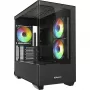PC-kotelo Sharkoon Elite Shark CM100 Tower Micro-ATX, ilman virtalähdettä, musta