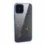 Suojakotelo Devia Crystal Flora iPhone 12 Pro Max — läpinäkyvä sininen, ohut istuvuus