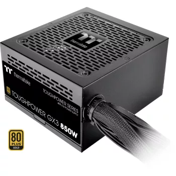 Thermaltake ToughPower GX3 - virtalähde (sisäinen) - ATX12V 3.0 - EPS12V - 80 PLUS Gold - AC 100-240 V - 850 wattia - musta (PS-TPD-0850NNFAGE-3)