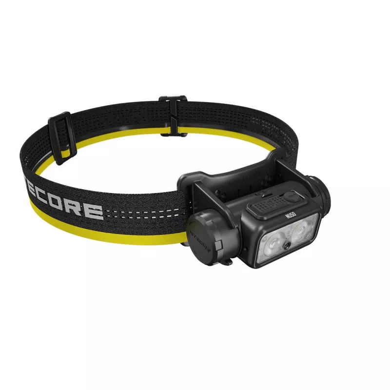 Otsalamppu Nitecore NU50 musta keltainen LED vedenpitävä iskunkestävä