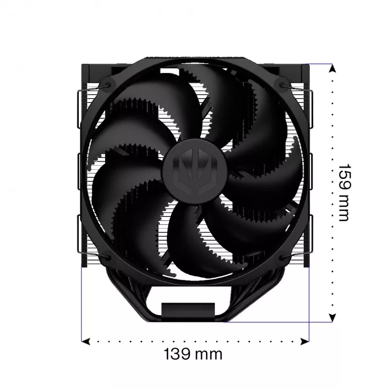Endorfa Fortis 5 musta CPU-jäähdytin