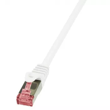 Verkkokaapeli LogiLink 0,25 m RJ-45 Cat6 S/FTP valkoinen
