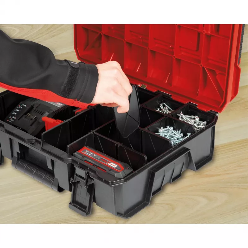 Einhell 4540012 väliseinäsetti työkalulaatikkoon 9 kpl 350 g