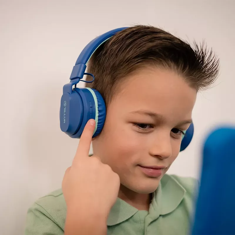 Tellur Buddy Bluetooth over-ear -kuulokkeet sininen