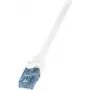 Verkkokaapeli LogiLink CP3081U RJ-45 Cat6a 7,5 m valkoinen