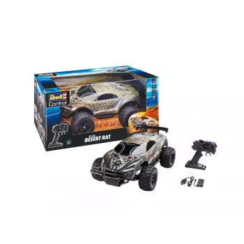 RC-auto REVELL Desert Rat (malli 24442) – harmaa-musta radio-ohjattava maastoajoneuvo