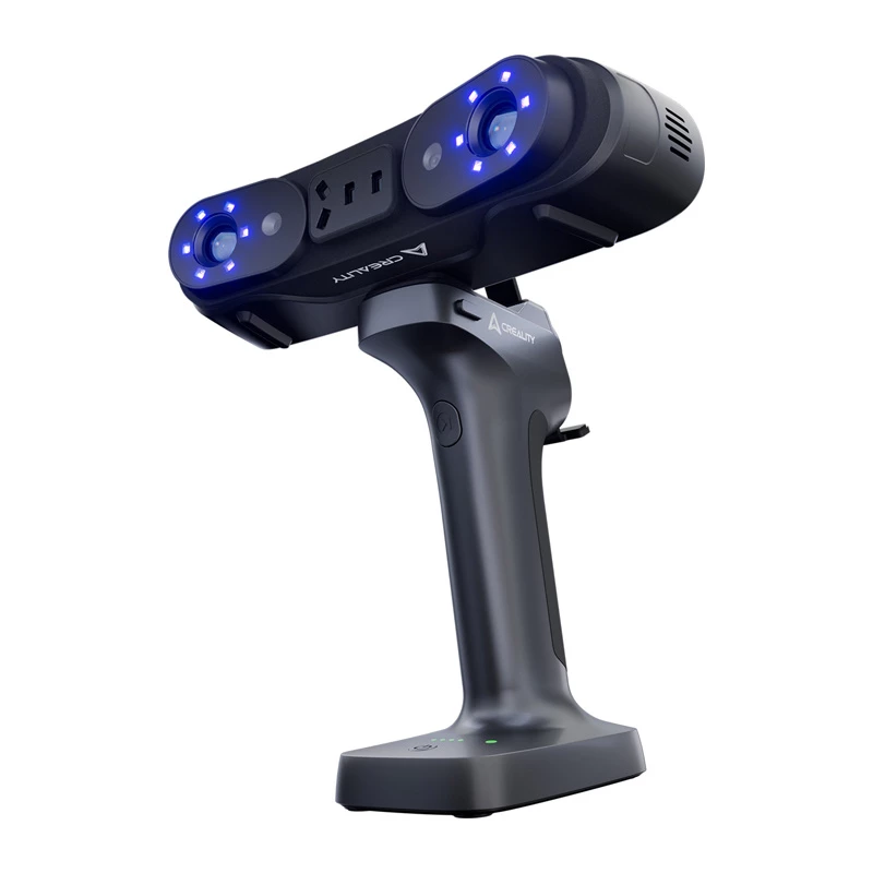 3D-skanneri Creality Sermoon X1 — tarkkuus 0,02 mm, Wi‑Fi 6, 34 laseria, NIR, musta