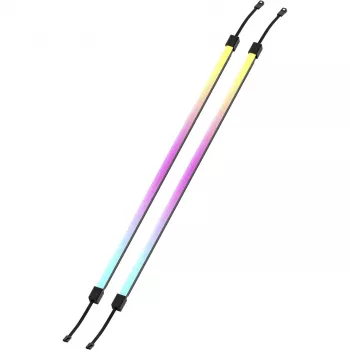 LED-nauha CORSAIR LS350 Aurora, monivärinen valaistus, 350 mm pituus, 10 mm leveys, 2 kpl