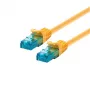 LOGON TCU55U075Y Cat5e U/UTP -verkkokytkentäkaapeli, 7,5 m, keltainen