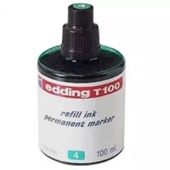 Tussin täyttömuste Edding T 100 vihreä 100 ml 1 kpl