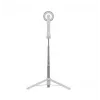 Selfie-tikku FIXED FIXSN-M-WH — taitettava alumiinitanko Bluetoothilla, enimmäispituus 72 cm, valkoinen
