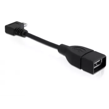 USB-kaapeli DeLOCK 83104 Micro-USB B - USB A 0,11 m musta