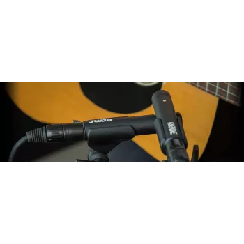 Studiokondensaattorimikrofoni RØDE M5 — johdollinen, 20–20000 Hz, 200 Ω, -34 dB, 20×100 mm, musta