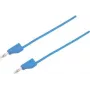 VOLTCRAFT mittauskaapeli [pistoke 4 mm - pistoke 4 mm] 5 m sininen MSB-300 (MSB-300-5-BL)