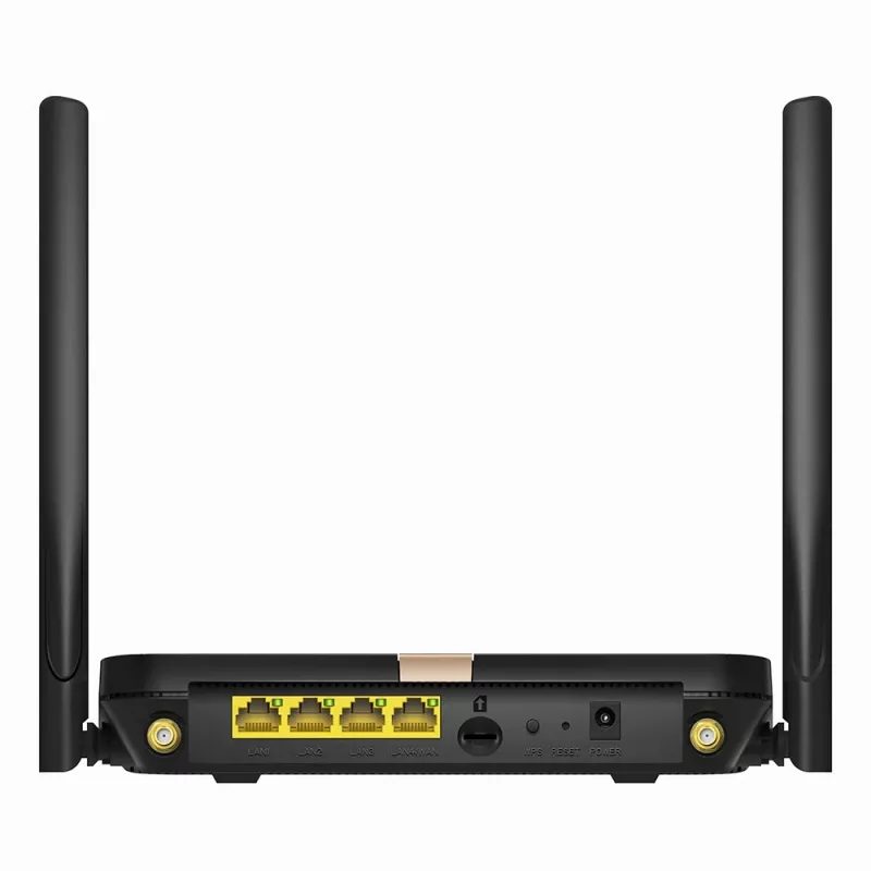 Cudy LT500D langaton reititin Fast Ethernet dual-band (2,4 GHz / 5 GHz) 4G musta