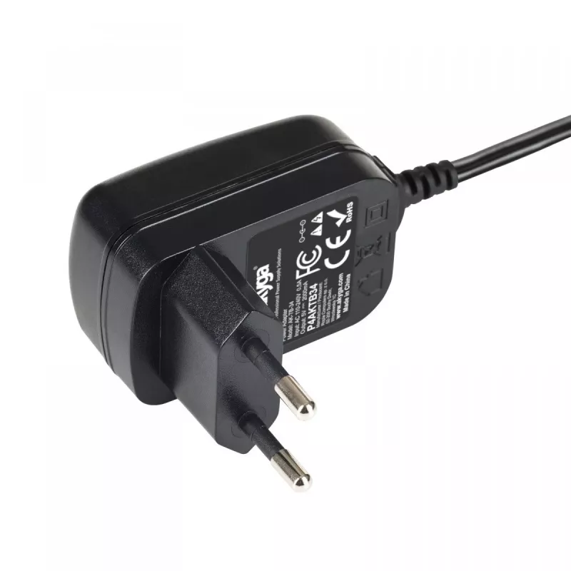 Akyga AK-TB-34 yleisvirtalähde, 5 V, 2 A, 10 W, 3,5 x 1,35 mm, 1,5 m
