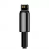 Baseus CALWJ-A01 Lightning-kaapeli 2 m musta 2,4 A