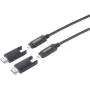 SpeaKa Professional kuitu-HDMI-liitäntäkaapeli HDMI-A pistoke HDMI-Micro-D (SP-13597800)