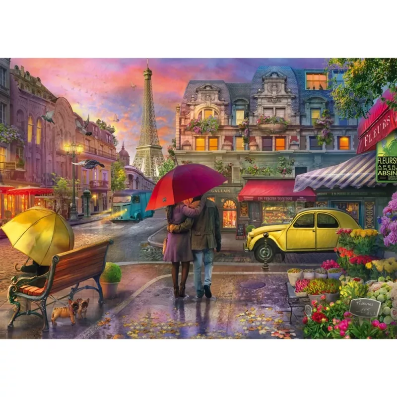 Schmidt Spiele 59713 Regenzauber in Paris palapeli, 500 palaa
