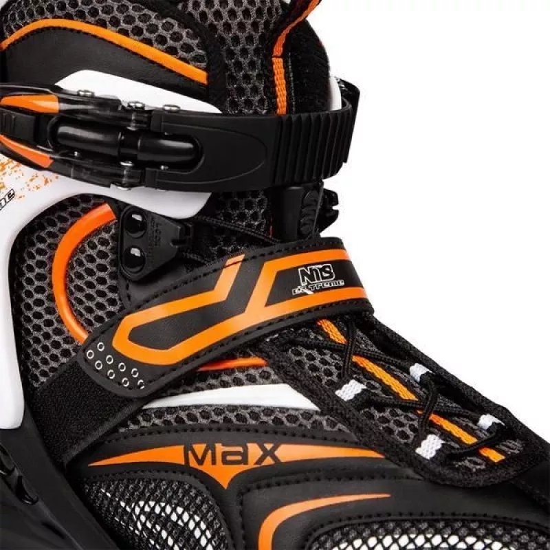 Inline-rullaluistimet Nils Extreme NA1060S musta-oranssi koko 41