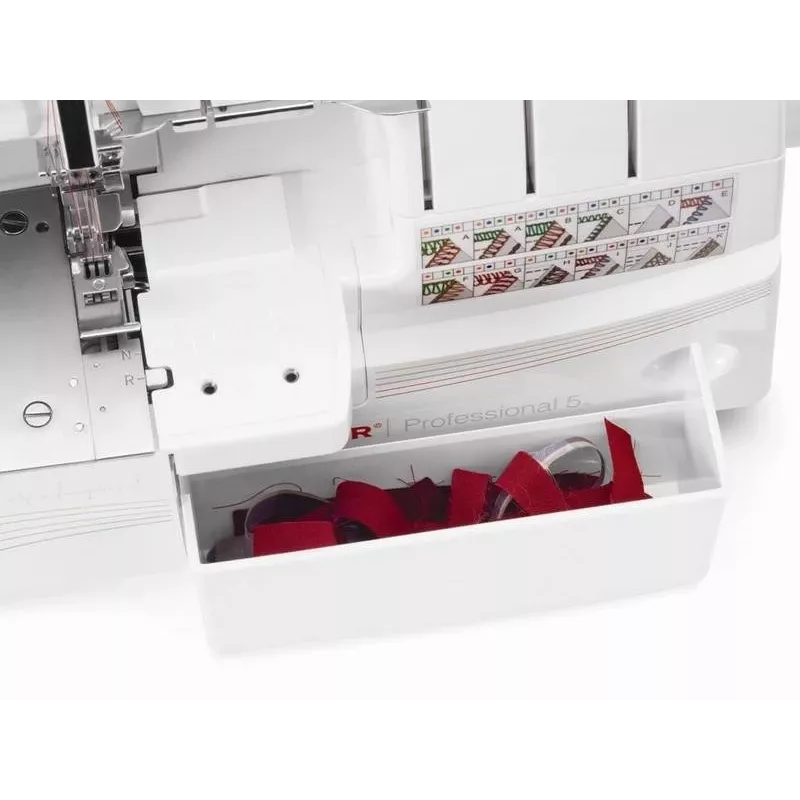 Overlock Singer 14T968 ompelukone, sähköverkko, valkoinen