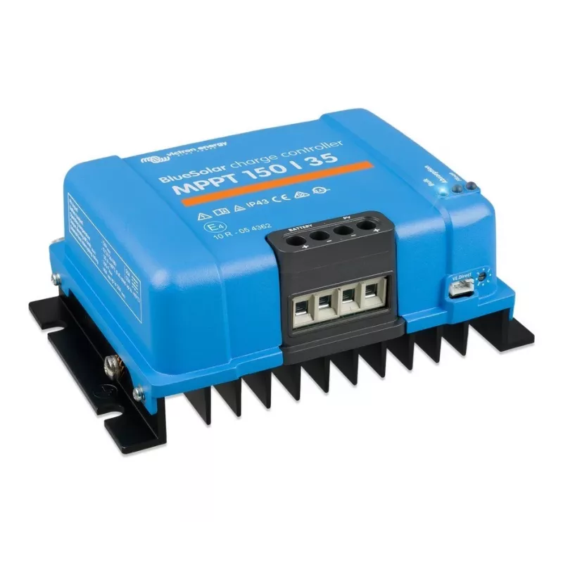 MPPT aurinkolataussäädin BlueSolar 150/35 — 150 V PV-tulo, 35 A latausvirta