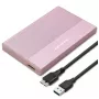 Kotelo SSD HDD 2,5 tuumaa, SATA, USB 3.0, 2 TB