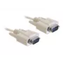 Sarjakaapeli DeLOCK RS-232 2 m beige DB-9